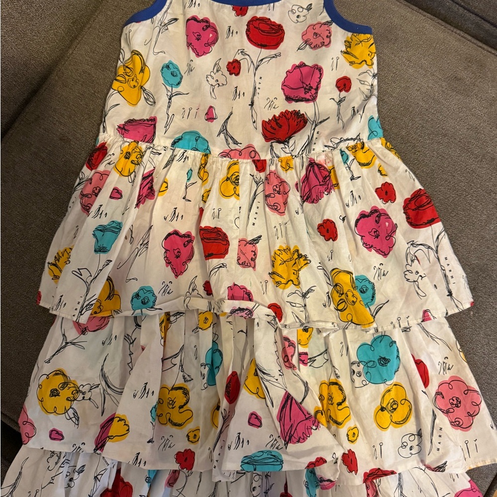 Marni Multicolor Floral Kids Dress